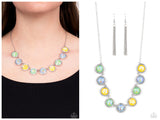 Queen of the Cosmos - Green Necklace
