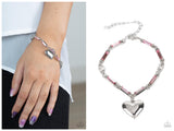 Sweetheart Secrets - Pink Bracelet