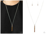 Tower Of Transcendence - Brown Necklace