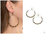 Simple Synchrony - Brass Earring