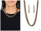 Free to CHAINge My Mind - Brass Necklace
