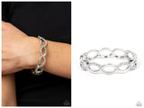 Tailored Twinkle - White Bracelet