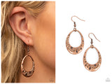 Classic Keepsake - Copper Earring