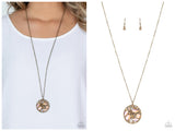 Iridescently Influential - Brown Necklace