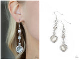Epic Elegance - White Earring