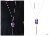 Timeless Talisman - Purple Necklace