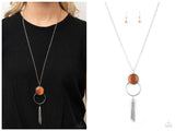Nice To GLOW You - Orange Necklace