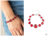 Lustrous Luminosity - Red Bracelet