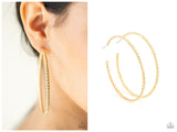 Resist The Twist - Gold Hoop Earring