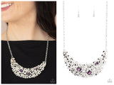Fabulously Fragmented - Purple Necklace