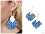 Sabbatical WEAVE - Blue Earring