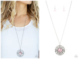 Celestial Compass - Pink Necklace