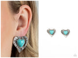 Rustic Romance - Blue Post Earring