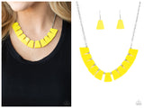 Vivaciously Versatile - Yellow Necklace