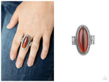 Oval Oasis - Brown Ring