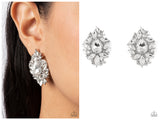 We All Scream for Ice QUEEN - White Post Earring