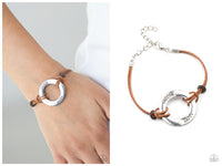 Choose Happy - Brown Bracelet