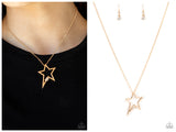 Light Up The Sky - Gold Necklace