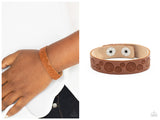 Follow The Wildflowers - Brown Bracelet