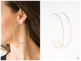 Hooked On Hoops - Rose Gold Hoop Earring