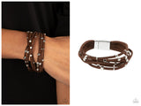 Clustered Constellations - Brown Bracelet