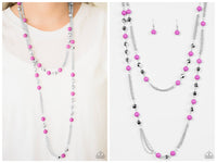 Beautifully Bodacious - Purple Necklace