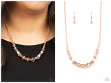 Turn Up The Tea Lights - Copper Necklace