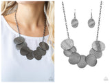 Industrial Wave - Black Necklace