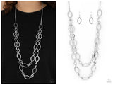 The OVAL-achiever - Silver Necklace