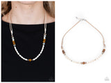 Groundbreaking Glamour - Brown Necklace
