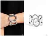 Opulent Ovals - White Bracelet