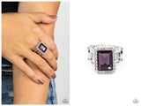 Glamorously Glitzy - Purple Ring