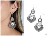 Royal Remix - White Earring