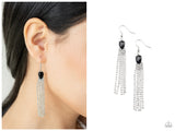 Drop-Dead Dainty - Black Earring