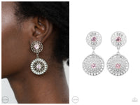 Life of The Garden Party - Pink Clip-on Earring