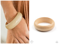 Whimsically Woodsy - White Bracelet