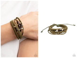 Have a WANDER-ful Day - Green Bracelet