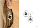 Blushing Bride - Black Earring