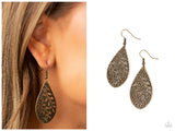 Vineyard Vanity - Brass Earring
