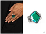 Abstract Escapade - Green Ring