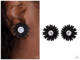 Sunshiny DAIS-y - Black Post Earring