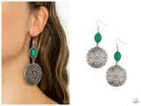 Eloquently Eden - Green Earring