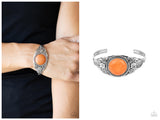 Whimsically Winslow - Orange Bracelet