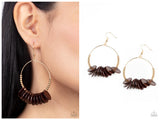 Caribbean Cocktail - Brown Earring