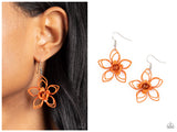 Botanical Bonanza - Orange Earring