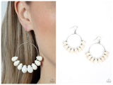 Canyon Quarry - White Earring