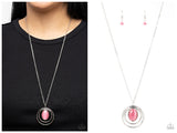 Epicenter of Elegance - Pink Necklace