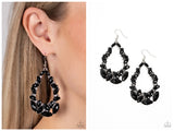 Tenacious Treasure - Black Earring