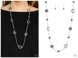 Glammed Up Goals - Blue Necklace