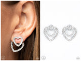 Ever Enamored - White Post Earring